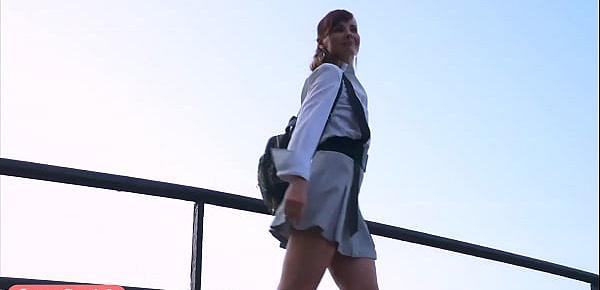  Anime Hentai Style Up Skirt Flashing by Jeny Smith